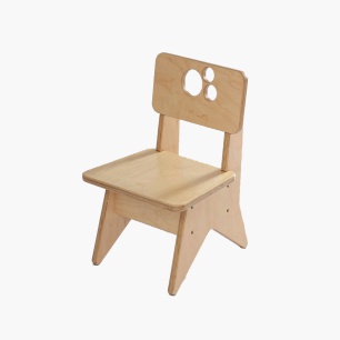 Schwarzer Vintage Stuhl